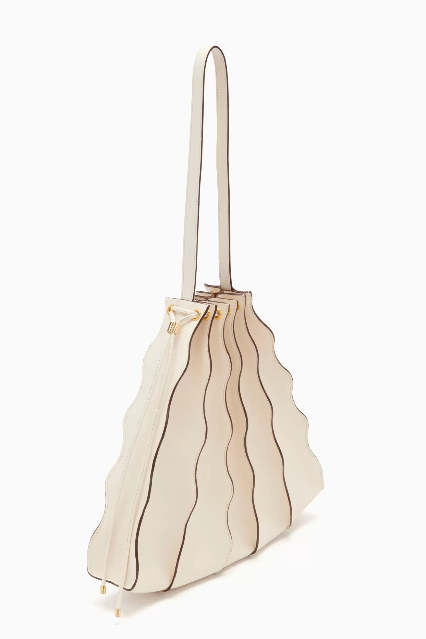 adria_pleated_wave_tote_3.webp New Ulla Johnson Adria Pleated Wave Tote Alabaster