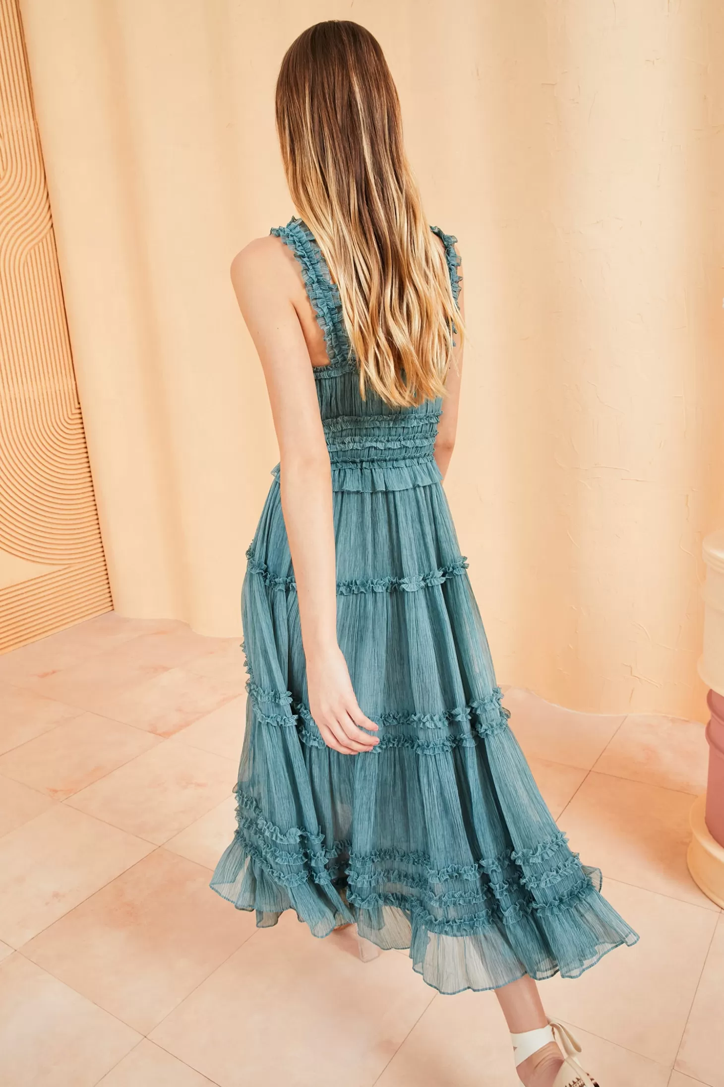 daniela_dress_3.webp Best Sale Ulla Johnson Daniela Dress Adriatic