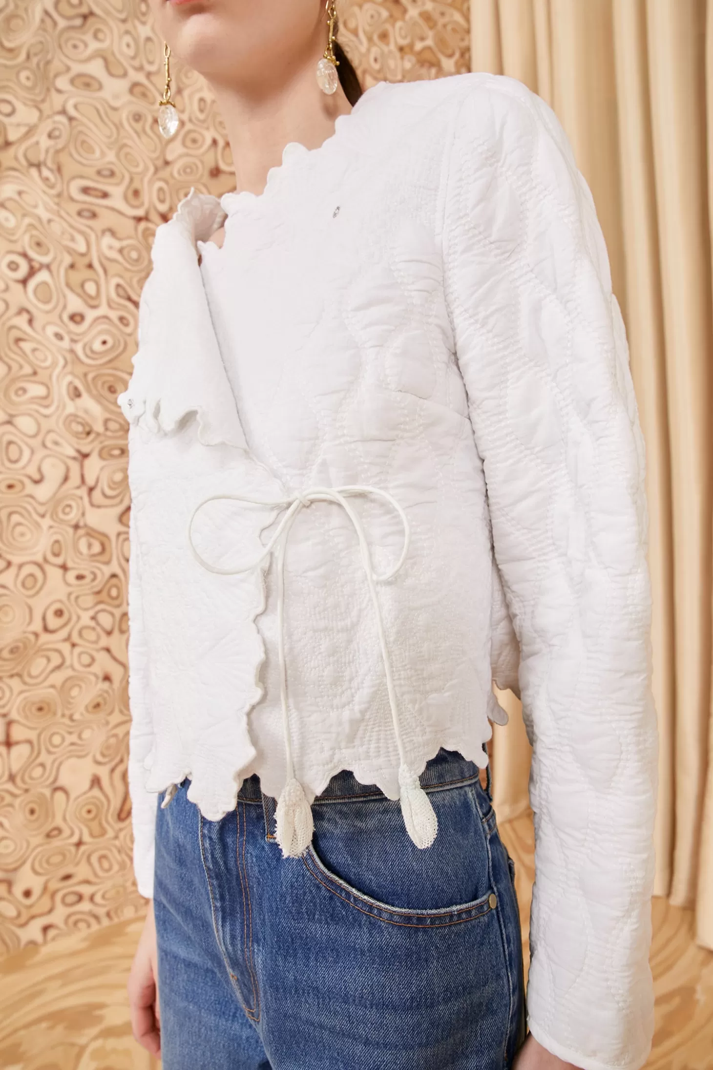 zofia_jacket_4.webp Outlet Ulla Johnson Zofia Jacket Cowrie